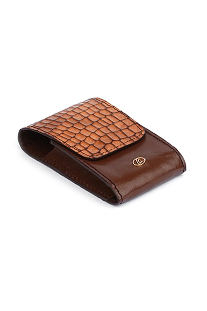 LOGO CIGARETTE CASE CB619 TAN