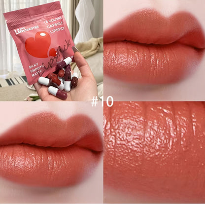 Matte Lipstick Capsule (Pack of 18)