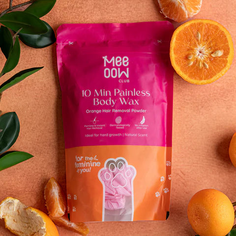 3-in-1 Orange Body Hair Removal Powder Mask for Women & Men