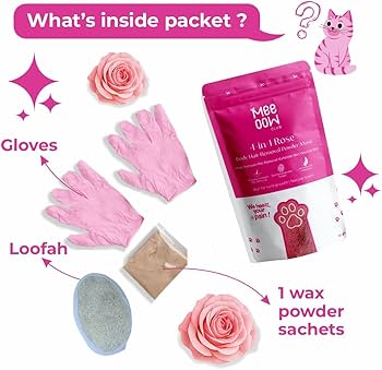 3-in-1 Orange Body Hair Removal Powder Mask for Women & Men